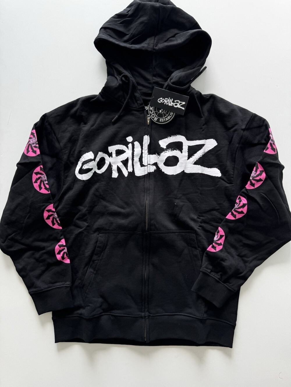 Gorillaz Repeat Pazuzu Zip Hoodie Large